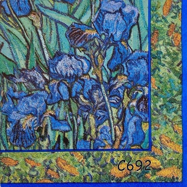 Servetten decoupage/bullet journal * iris (van Gogh) C692, Verzenden, Nieuw