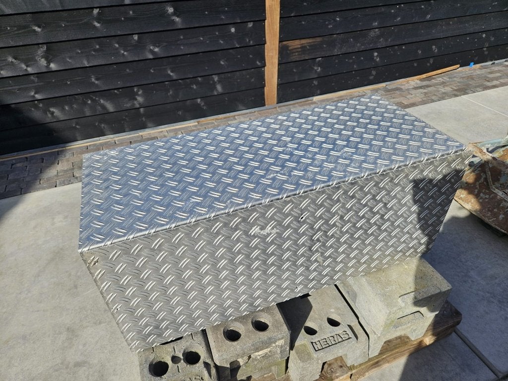 Alluminium gezette kap, U , traanplaat, Ophalen, Gebruikt, Aluminium