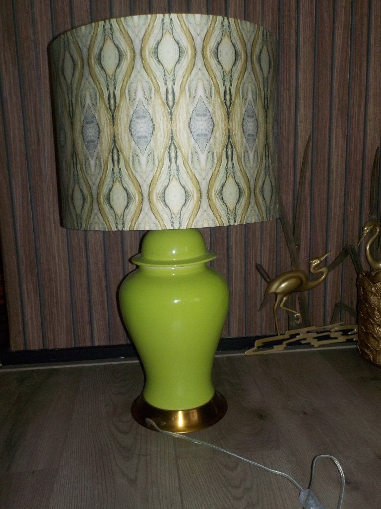 vaaslamp vintage . glas .zonder kap, Huis en Inrichting, Ophalen, Zo goed als nieuw, Glas, Vintage