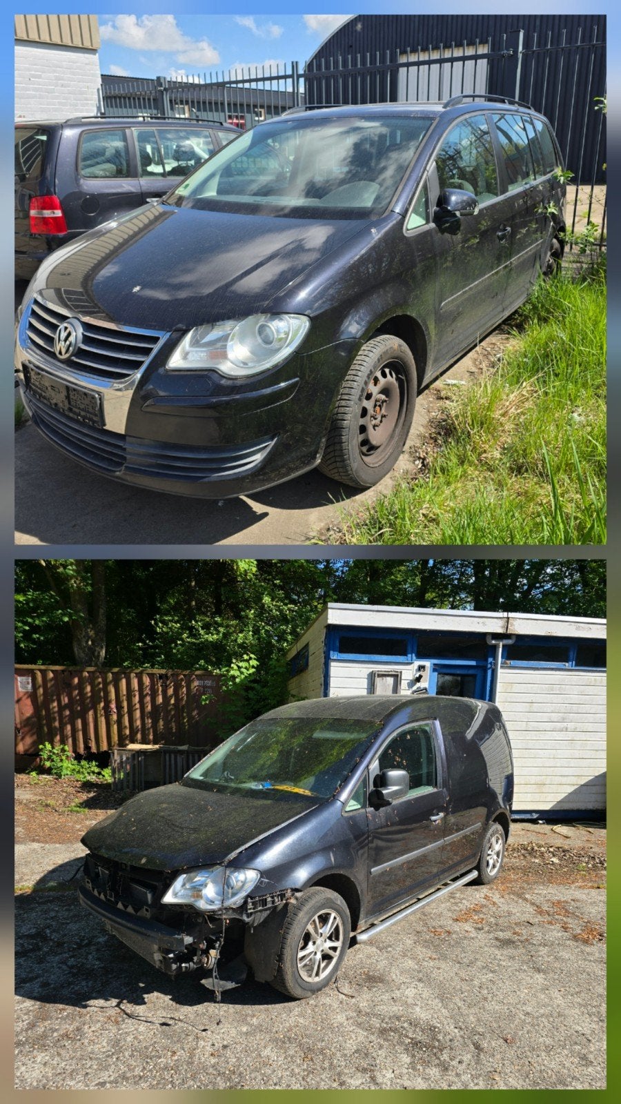 Volkswagen Caddy schade 1.9 TDI 77KW Bestel Touran Facelift, Auto's, Voorwielaandrijving, 4 cilinders, Volkswagen, Zwart