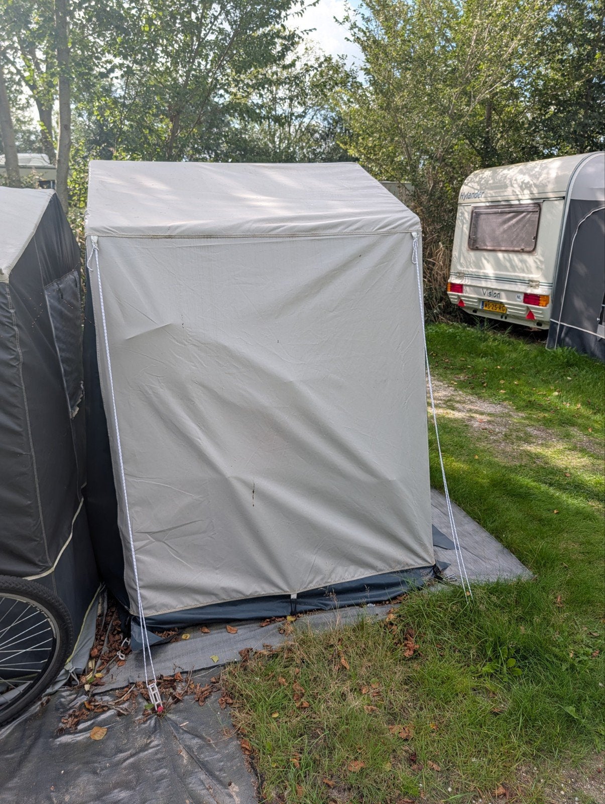 schuurtent camping, Caravans en Kamperen, Ophalen of Verzenden, Zo goed als nieuw, Tot en met 2