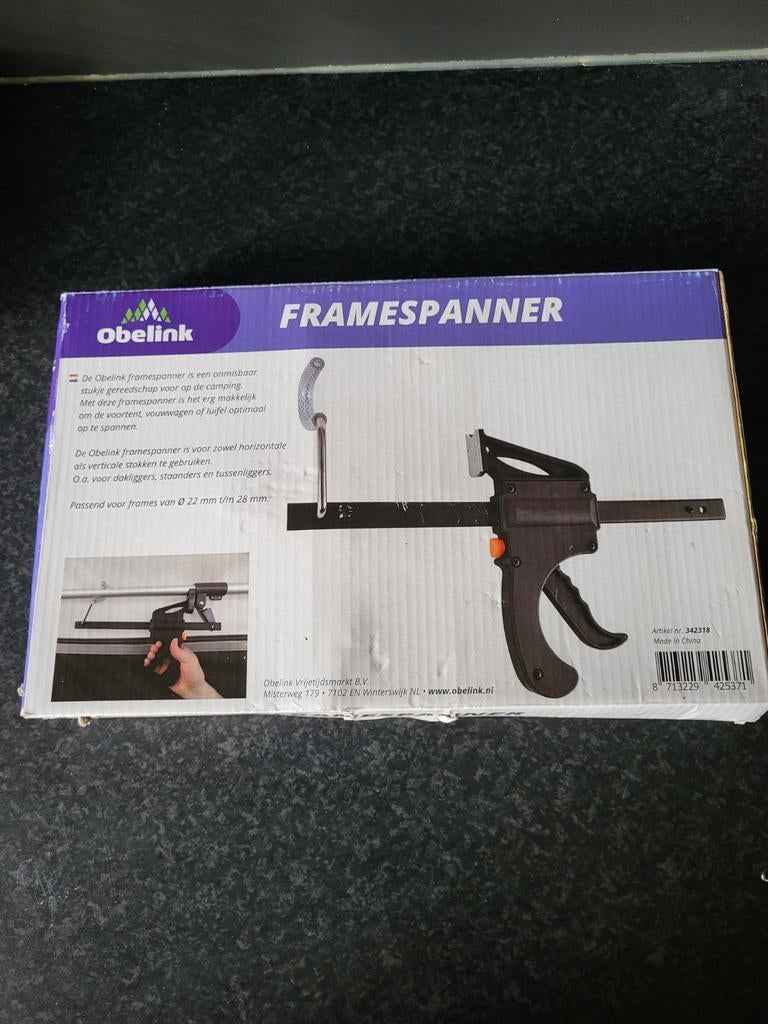 Framespanner, Caravans en Kamperen, Ophalen