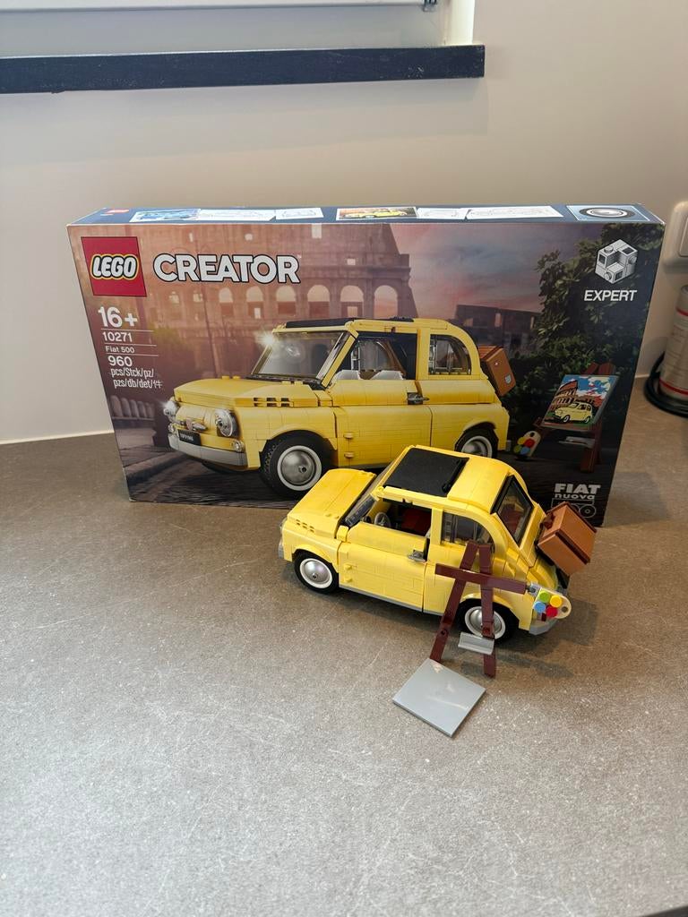 Lego Creator Expert 10271 Fiat 500 -, Kinderen en Baby's, Speelgoed | Duplo en Lego, Nieuw, Lego, Complete set, Ophalen of Verzenden