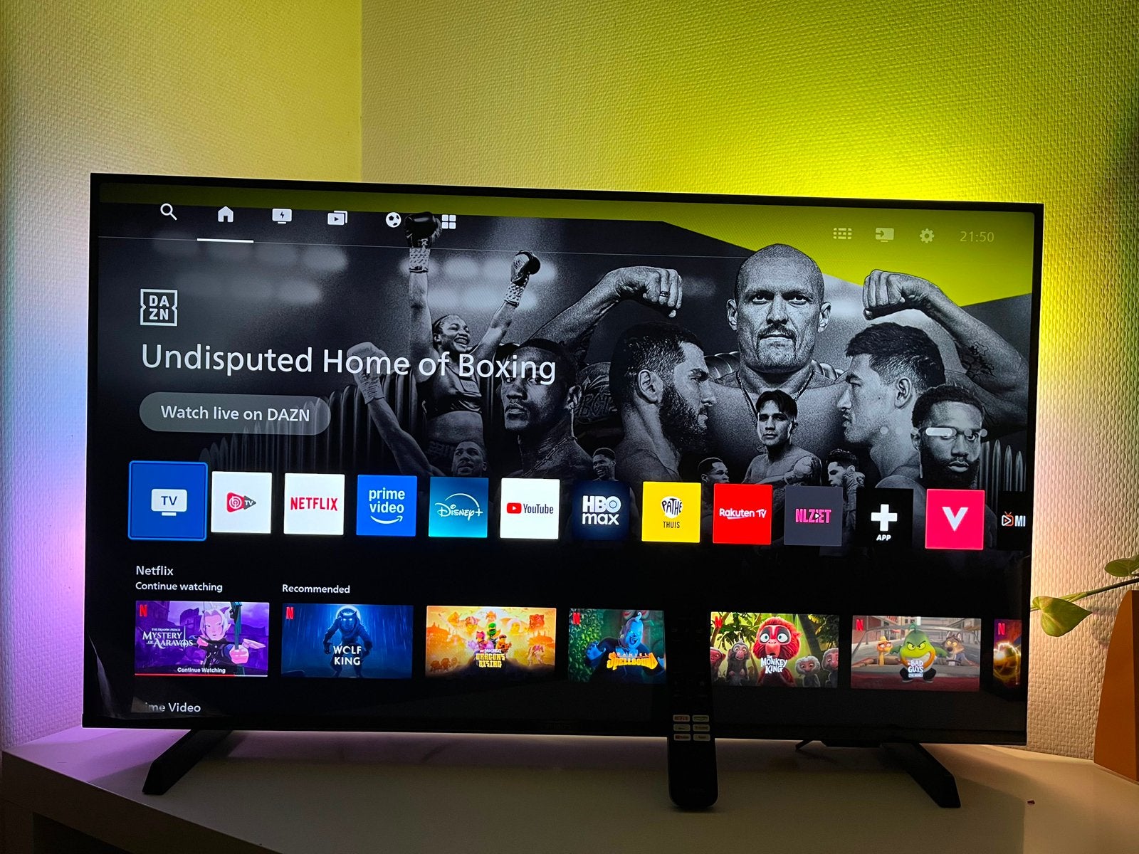 Philips 4K Ultra HD-LED Ambilight TV 43, Ophalen, Philips, QLED, 50 Hz