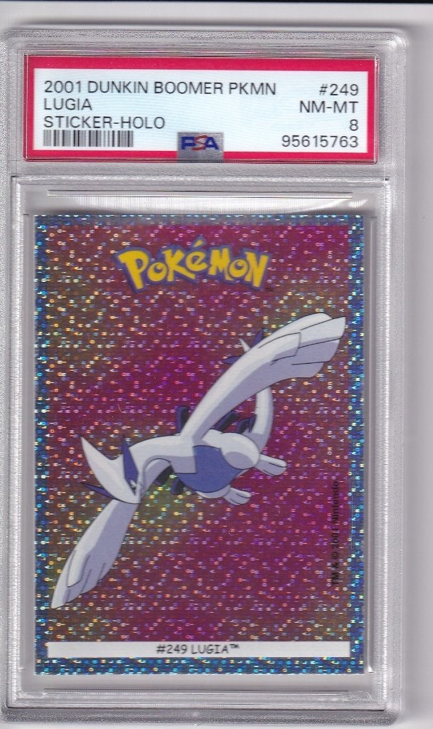 Lugia Sticker Holo #249 PSA 8, Verzenden, Nieuw, Losse kaart, Foil