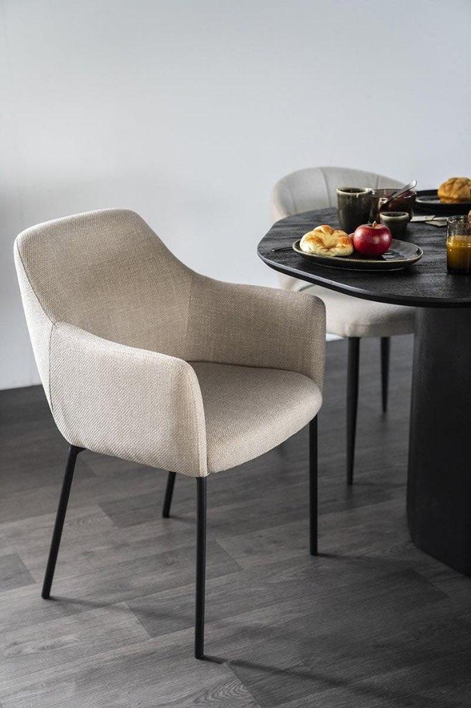 Set van 5 stoelen Paul, Eleonora meubelen. Taupe, Eleonora, Overige kleuren, Nieuw, Vier