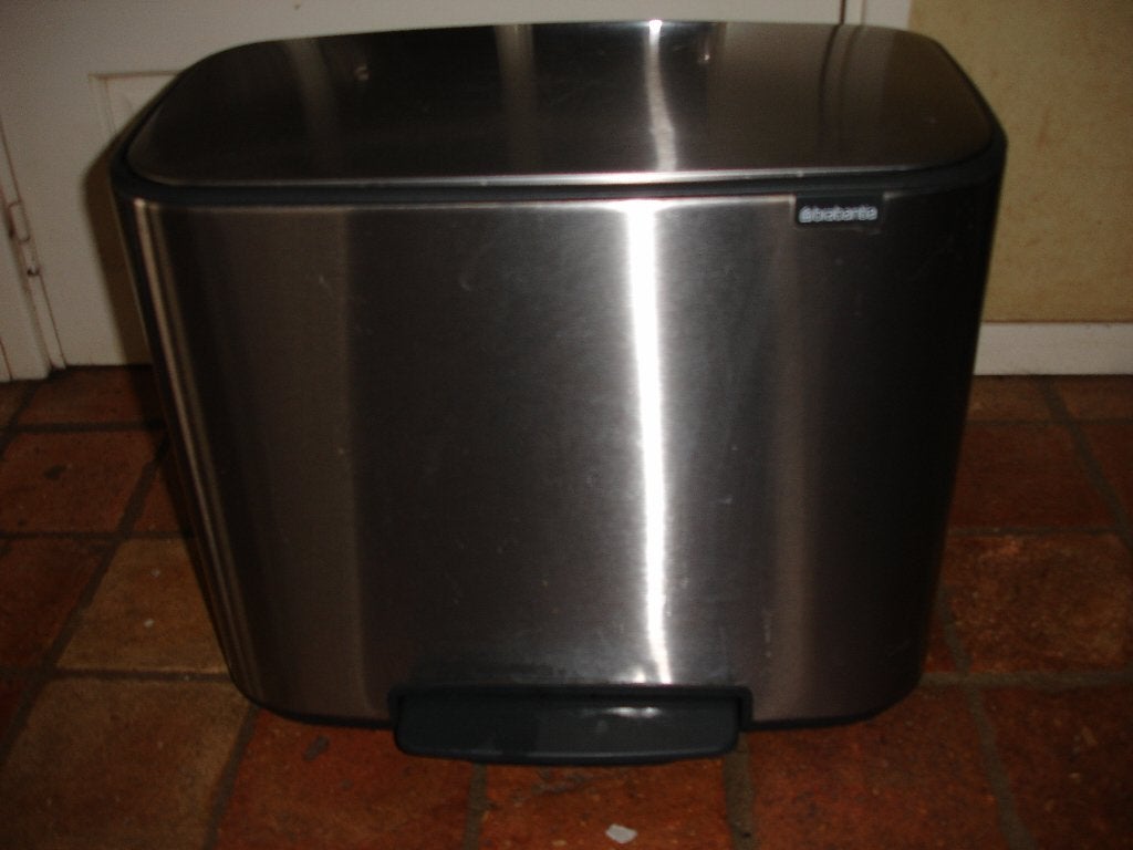 Brabantia prullenbak / afvalemmer / pedaalemmer., Ophalen, Met pedaal, Rvs, 5 – 50