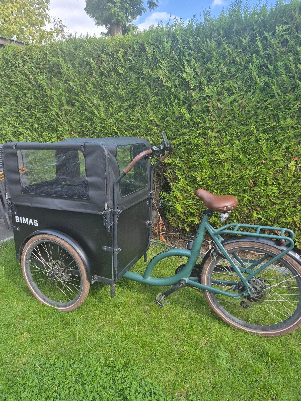 Bimas electrische bakfiets - Ideaal voor jonge gezinnen, 4 kinderen of meer, Gebruikt, Elektrisch, Ophalen