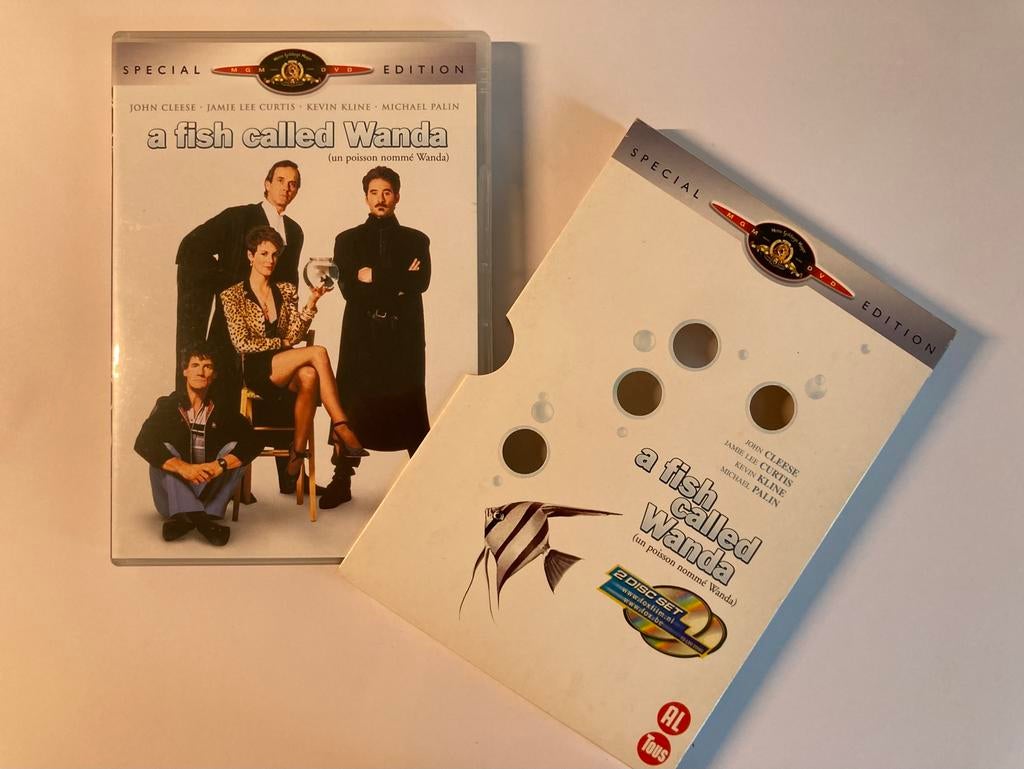 A Fish Called Wanda, 1988 / 2x DVD / Special Edition, Alle leeftijden, Ophalen of Verzenden, Zo goed als nieuw, Overige genres