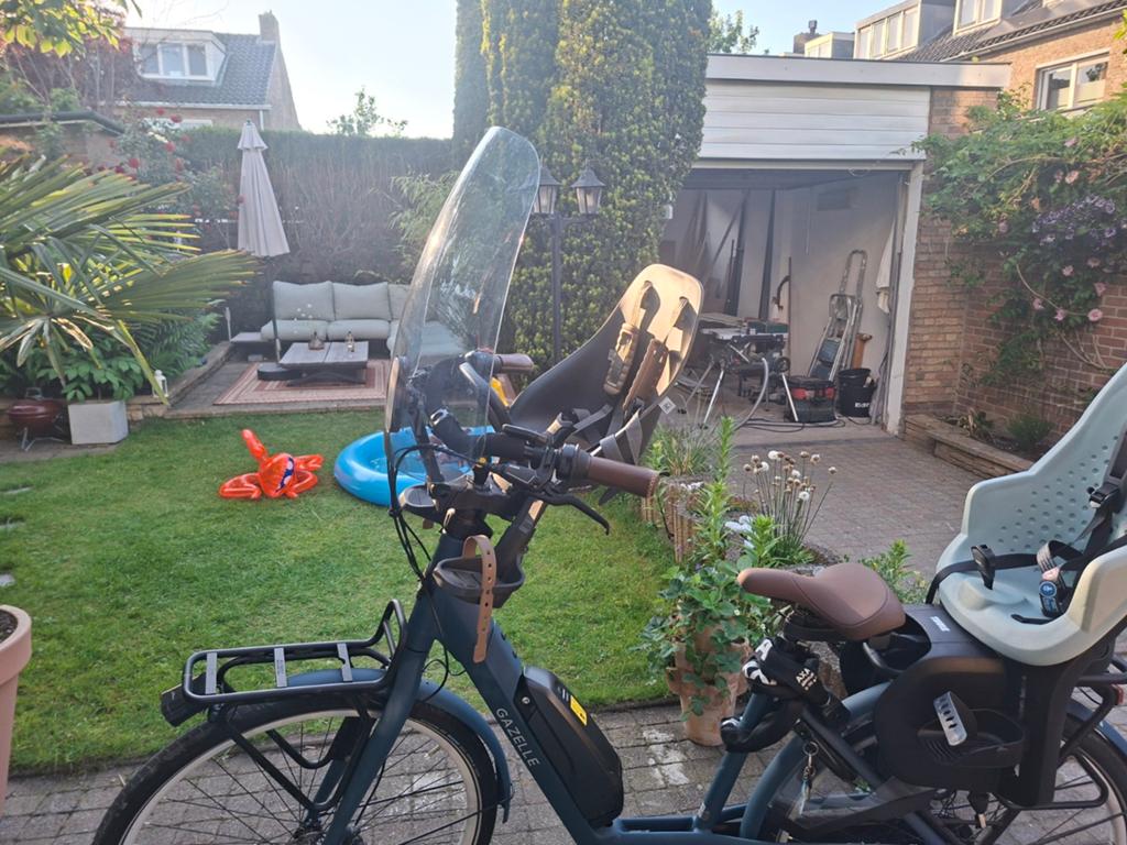 Urban Iki voorzitje met windscherm en handgreep, Fietsen en Brommers, Ophalen, Gebruikt, Voorzitje, Urban Iki