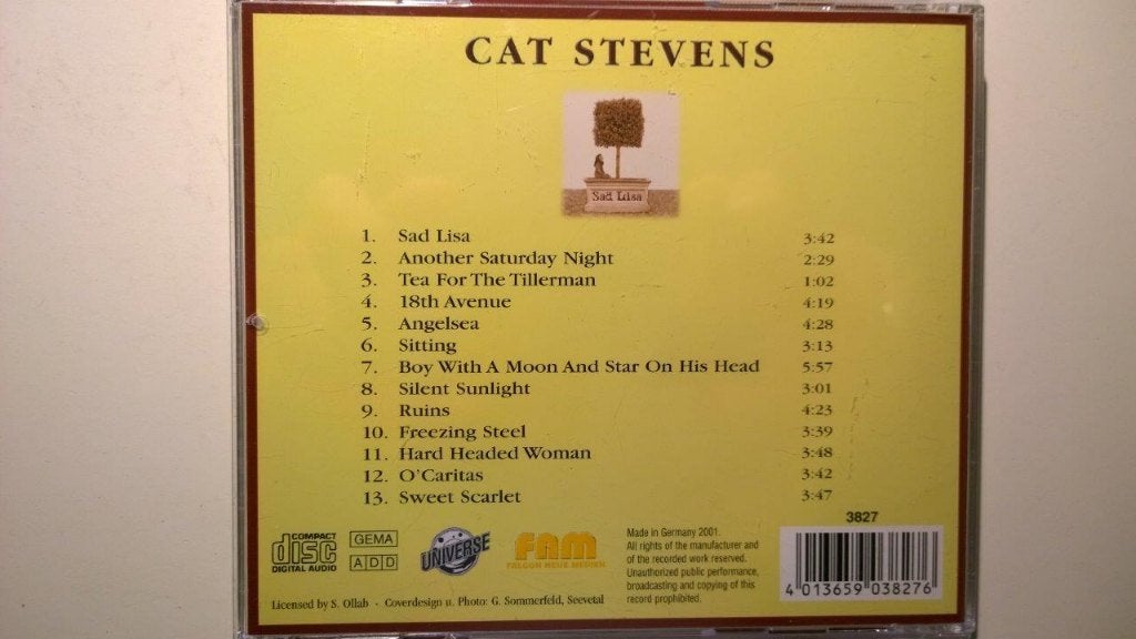 Cat Stevens - Sad Lisa, Ophalen of Verzenden, Zo goed als nieuw, Pop, Album