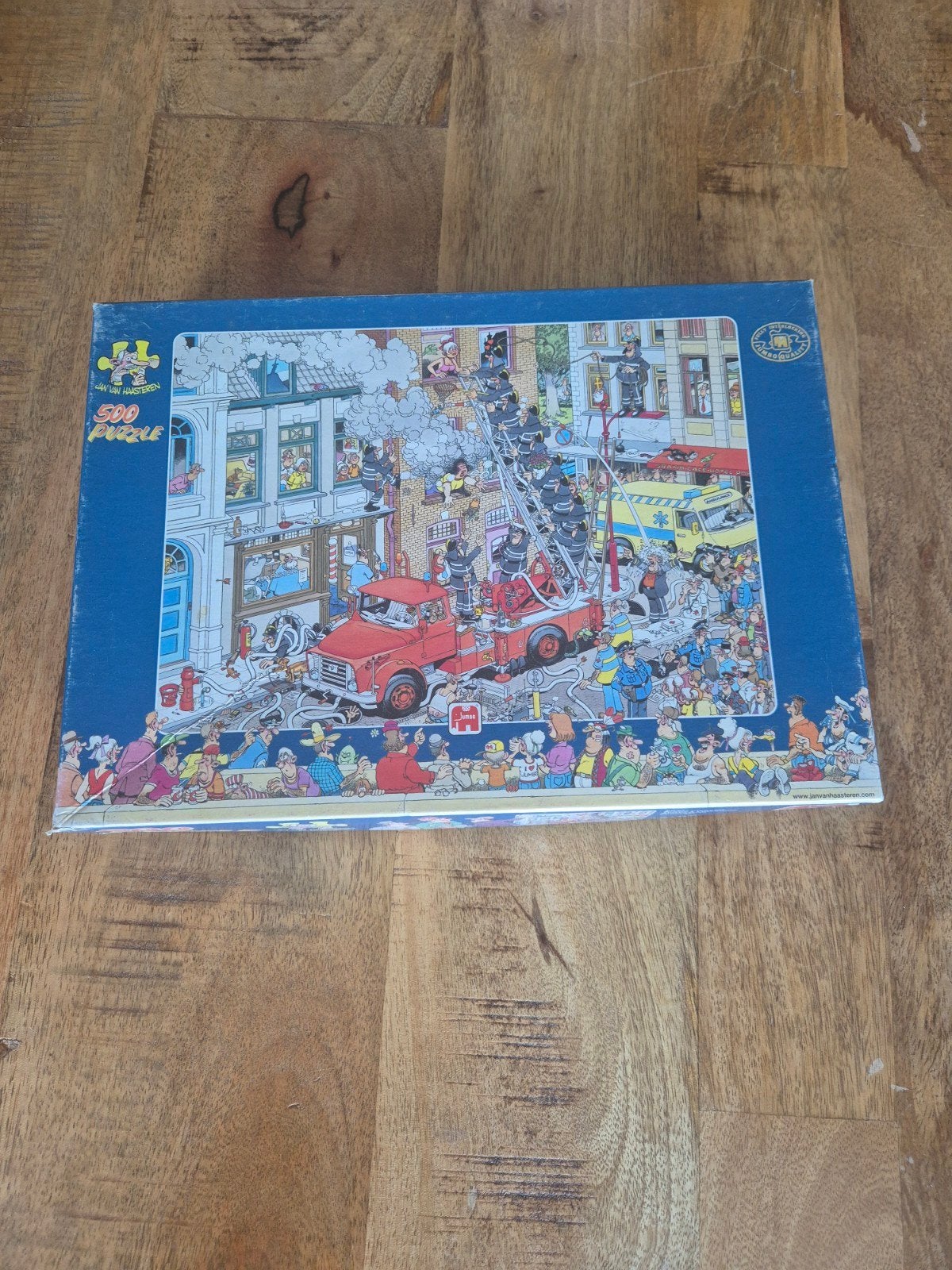 Jan van haasteren Brand meester 500 stukjes, Hobby en Vrije tijd, Denksport en Puzzels, Ophalen, 500 t/m 1500 stukjes, Gebruikt