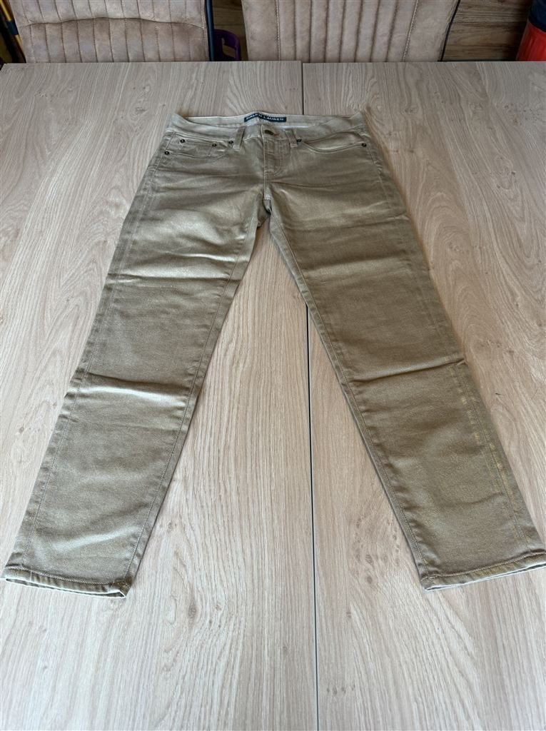 Ralph Lauren Black Label Gold Slim Tapered Jeans Goud - W28, Ophalen of Verzenden, Nieuw, Blauw, W32 (confectie 46) of kleiner