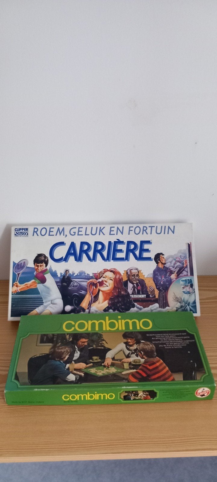 Carrière en Combimo bordspellen - Roem, Geluk en Fortuin, Hobby en Vrije tijd, Gezelschapsspellen | Bordspellen, Ophalen of Verzenden