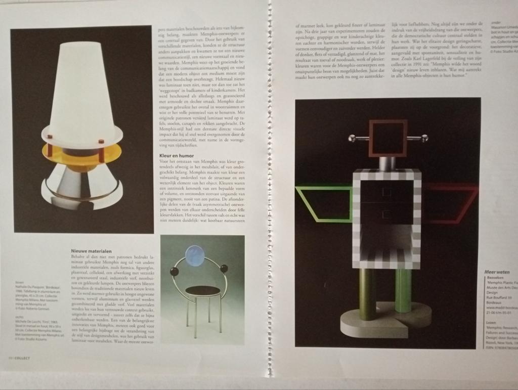 Memphis Design artikel, Ophalen of Verzenden, Tijdschrift