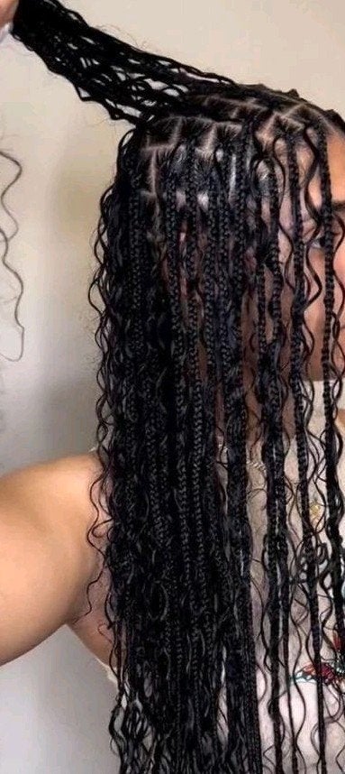 Haarvlechten met krulende uiteinden €25,- tot €70,-, Sieraden, Tassen en Uiterlijk, Uiterlijk | Haarverzorging, Ophalen, Nieuw