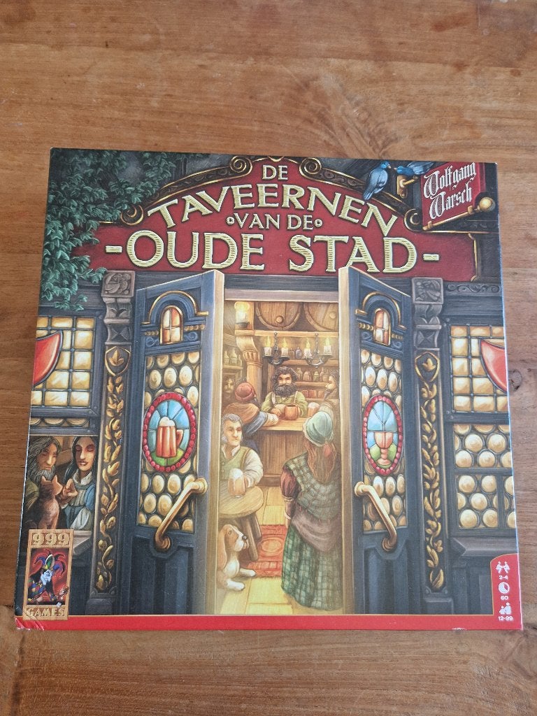 Spel: Taveernen van de oude stad - 999Games, ongespeeld, Een of twee spelers, Ophalen, Zo goed als nieuw, 999 Games