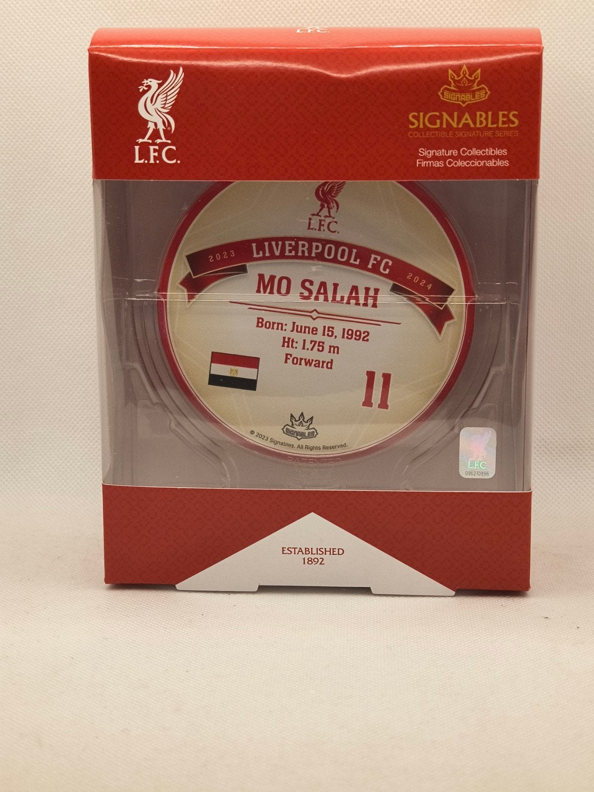 Mo Salah Liverpool collectible signables - nieuw, Ophalen of Verzenden