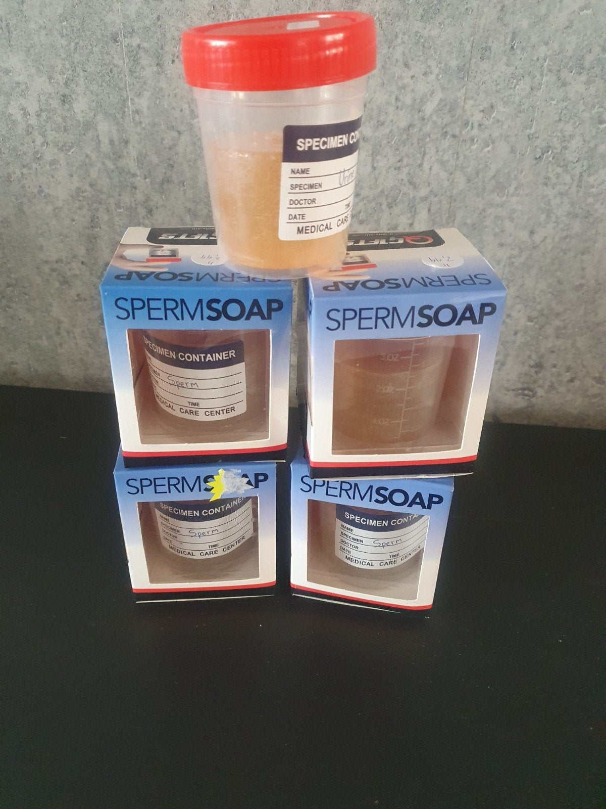 Nieuwe set van 5 grappige SpermSoap zeepjes, Ophalen of Verzenden, Nieuw