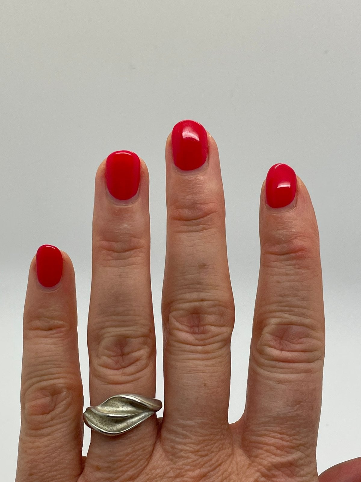 E405 Prachtige zilveren Franz Breuning ring maat 18,25, 18 tot 19, Ophalen of Verzenden, X, Dame