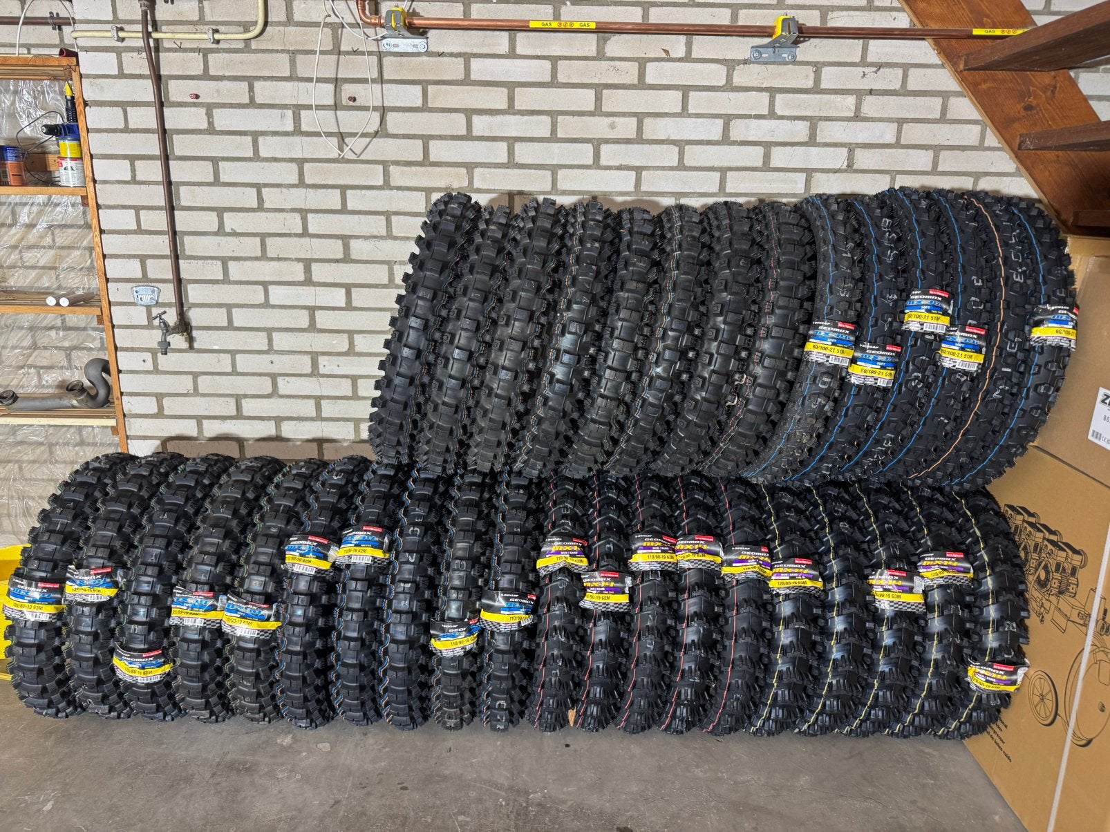 Ktm gasgas husqvarna yzf rmz sxf mx dunlop banden, Ophalen, Nieuw