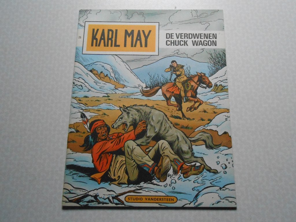 Karl may 25 De verdwenen chuck wagon 1969 1 ste druk., Willy Vandersteen, Eén stripboek, Nieuw, Ophalen of Verzenden