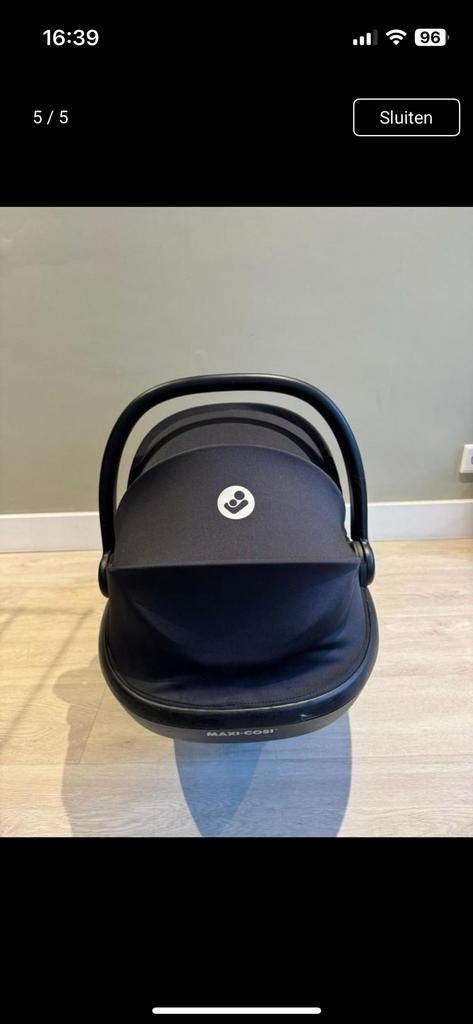 Maxicosi Coral 360 black, Ophalen, Zo goed als nieuw, Maxi-Cosi