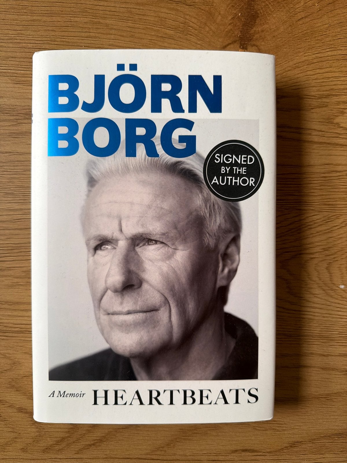 Björn Borg - Heartbeats - Gesigneerd exemplaar, Boeken, Biografieën, Ophalen of Verzenden, Zo goed als nieuw, Sport