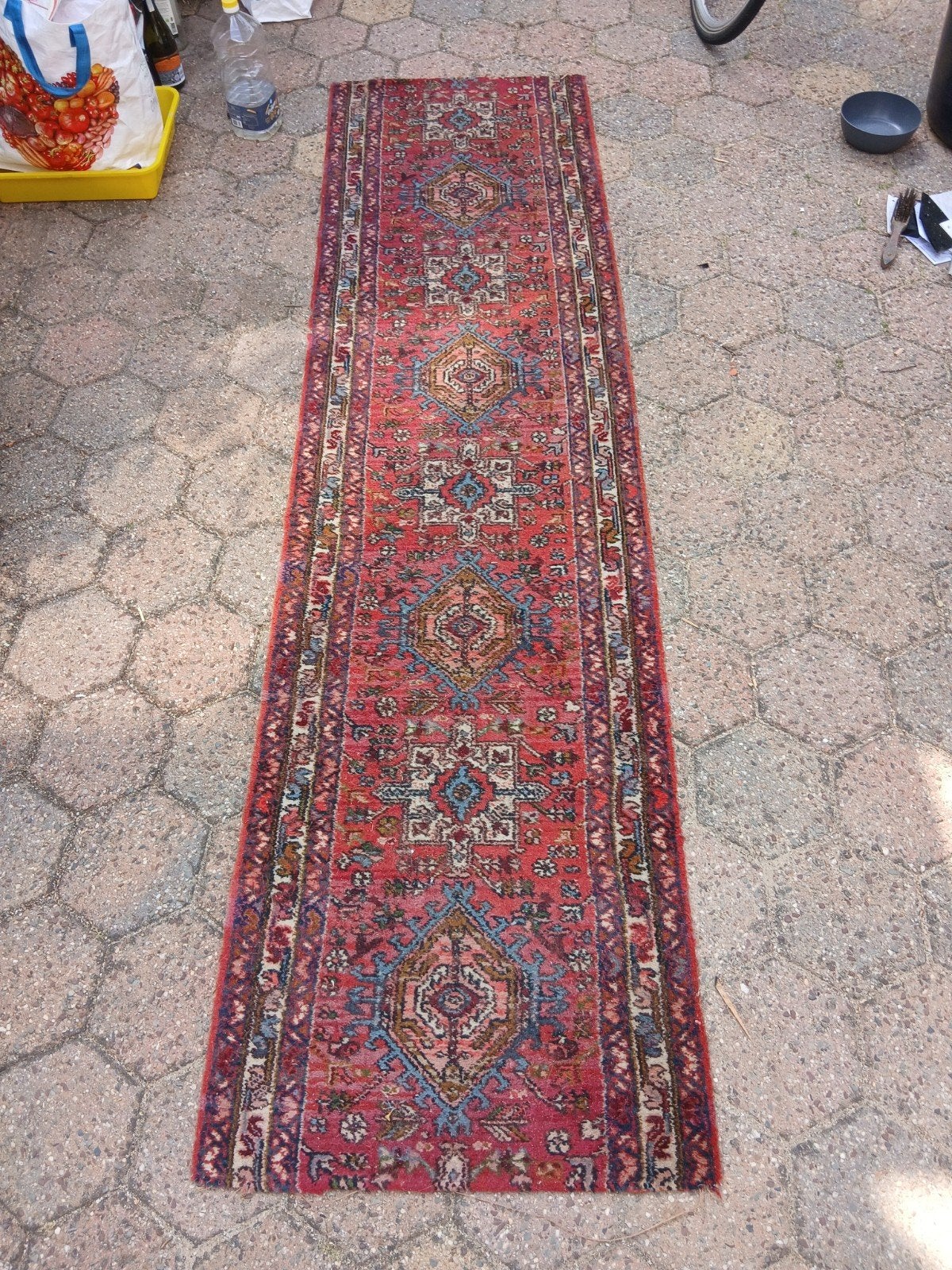 Oosters tapijt (perzisch) Loper, Ophalen, Rechthoekig, 200 cm of meer, 50 tot 100 cm