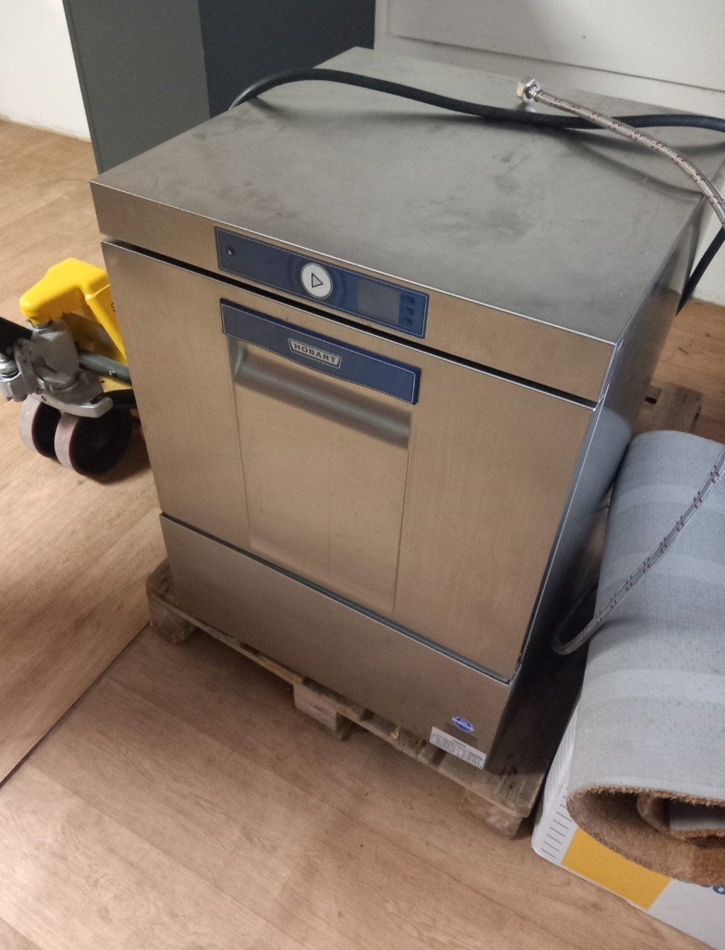 Hobart horeca voorlader vaatwasmachine wasmachine, Ophalen, Gebruikt, Vrijstaand