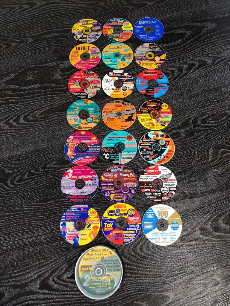 Partij Vintage PC CD-ROM Software - Computer Shopper, Computers en Software, Vintage Computers, Ophalen of Verzenden