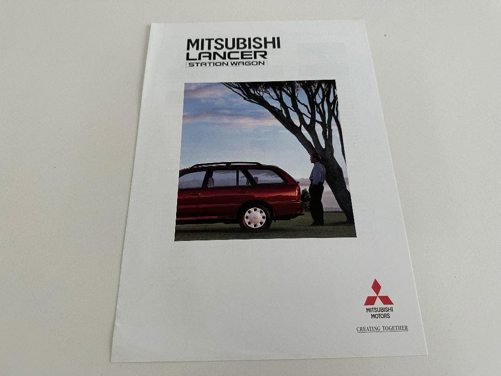 Folder Mitsubishi Lancer stationwagen, Ophalen of Verzenden, Zo goed als nieuw, Mitsubishi