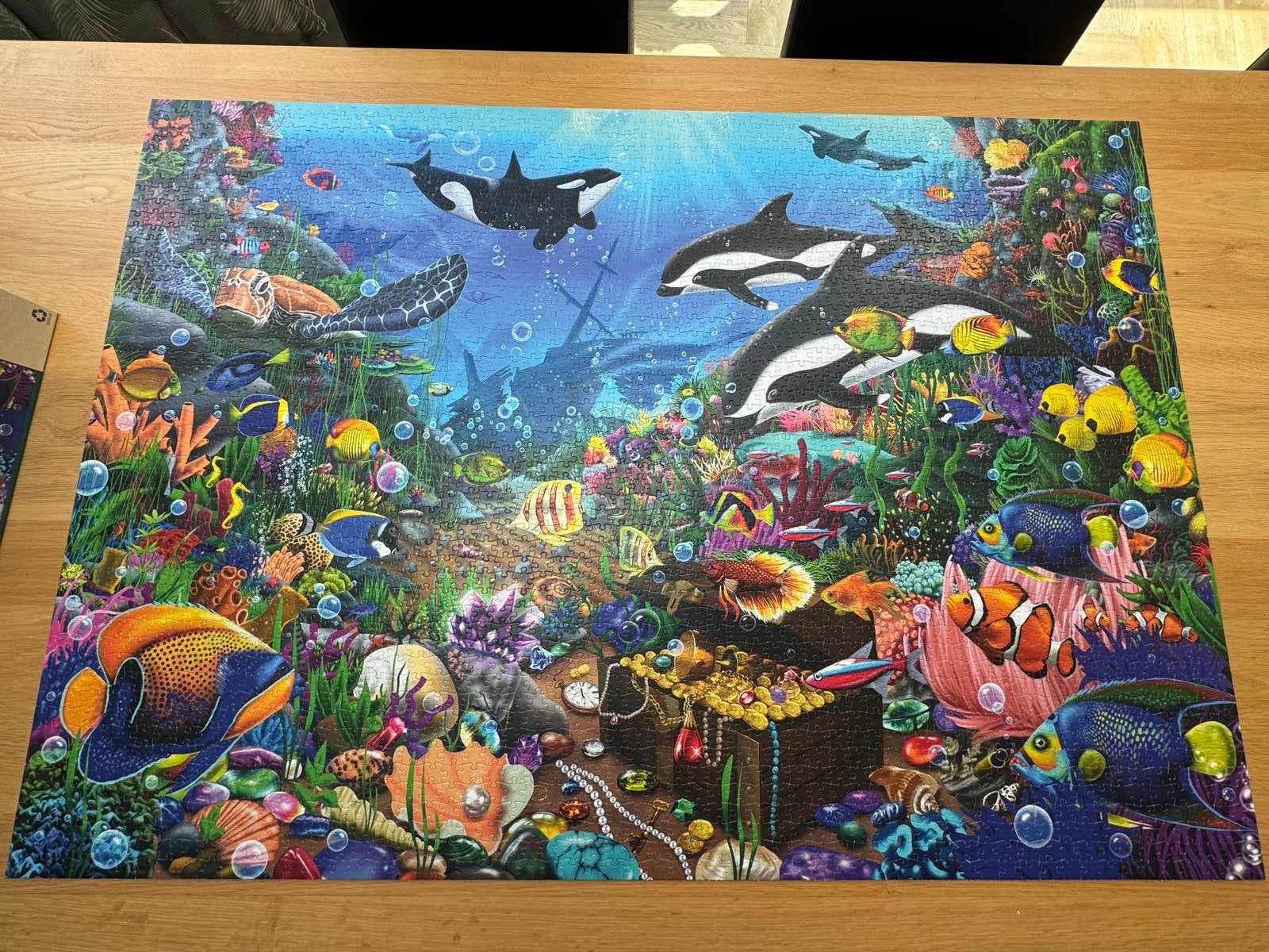 Jumbo Legpuzzel 3000 stukjes - Jewels of the Deep, Ophalen of Verzenden, Meer dan 1500 stukjes, Zo goed als nieuw, Legpuzzel