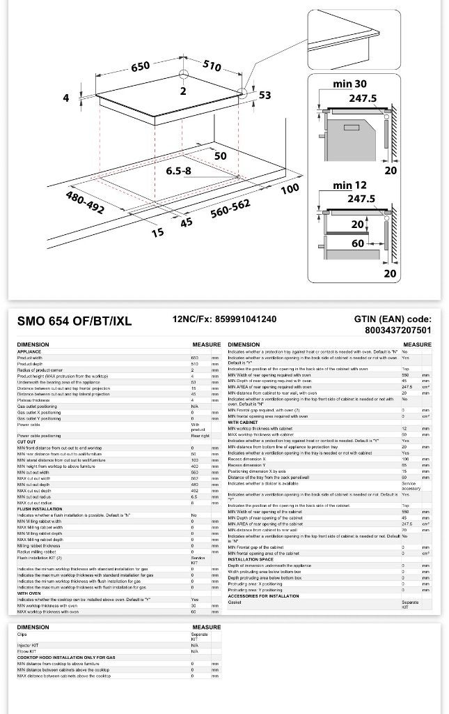 Whirlpool inductieplaat, Ophalen, Gebruikt, 4 kookzones, Inbouw