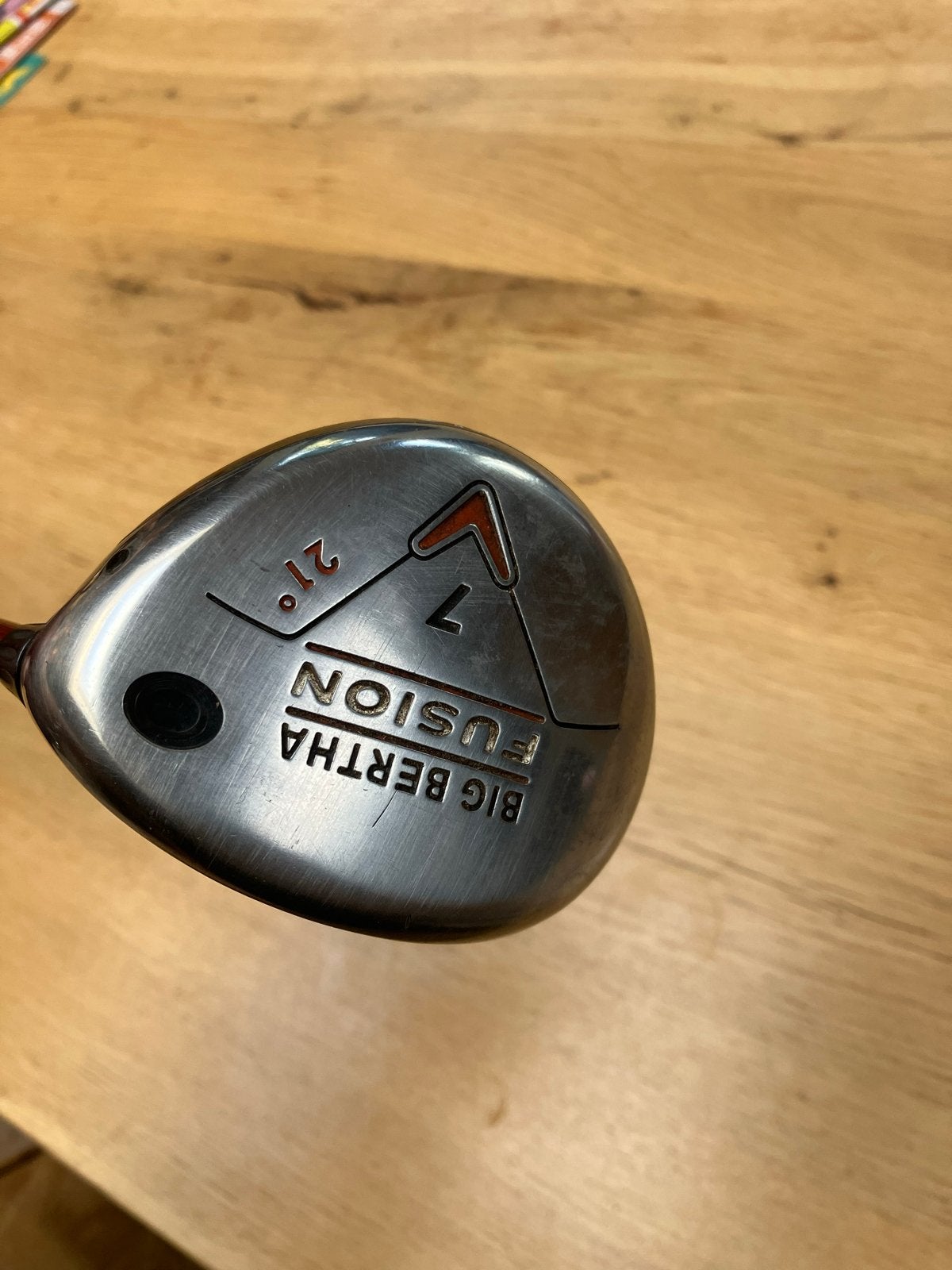 Callaway Big Bertha Fusion 7 Wood 21, Sport en Fitness, Golf, Ophalen of Verzenden, Gebruikt, Club, Callaway