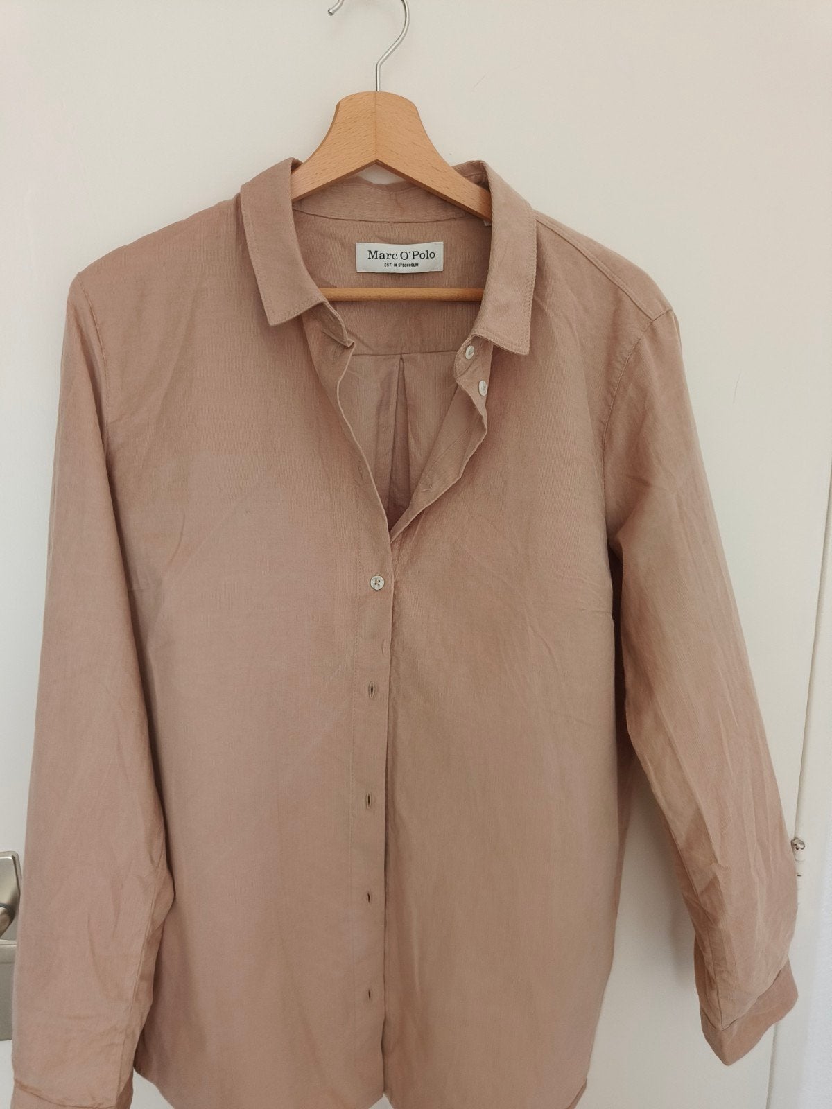 Marc O'Polo linnen blouse maat 44, Kleding | Dames, Beige, Maat 42/44 (L), Ophalen of Verzenden, Zo goed als nieuw