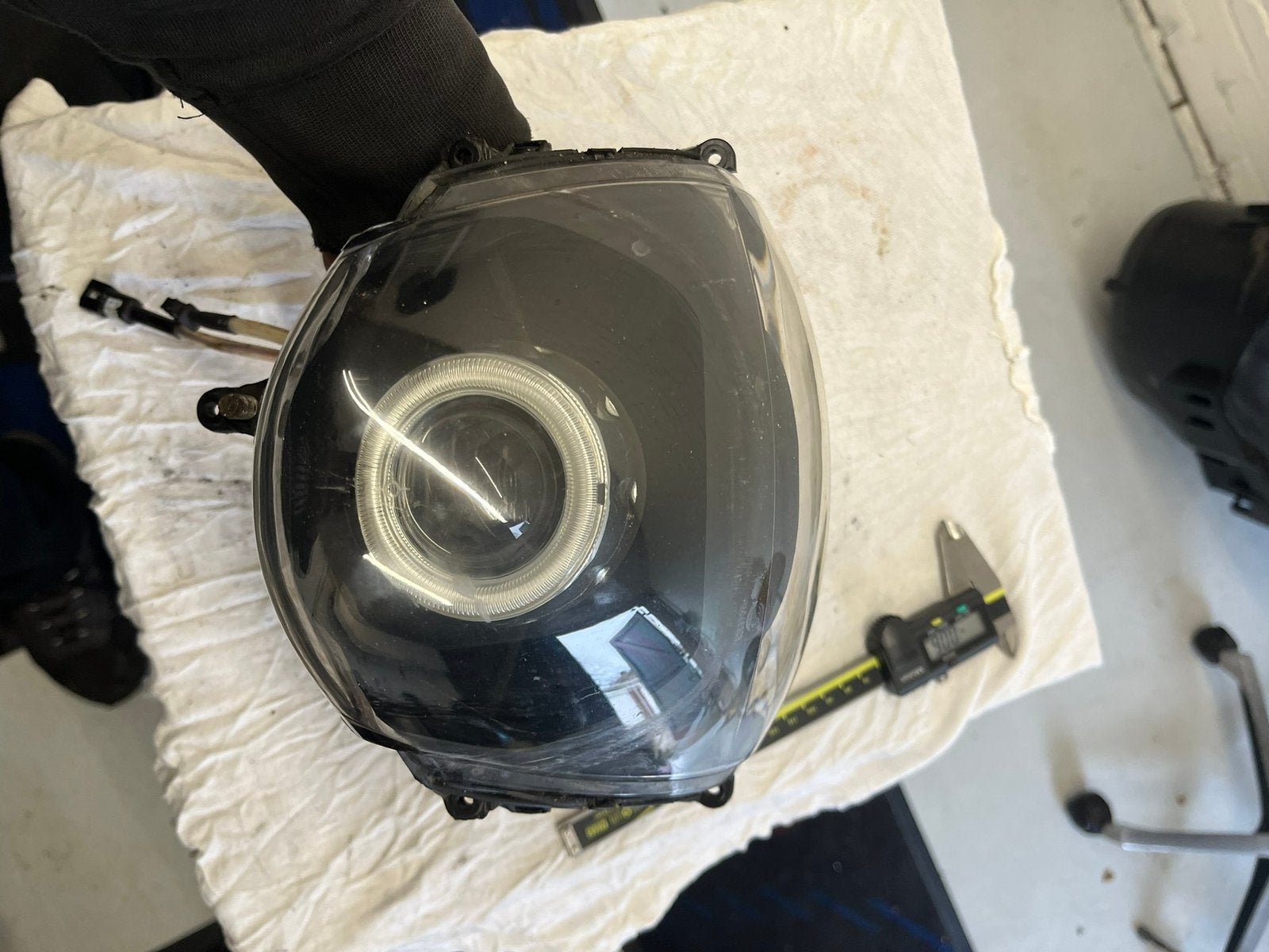 Piaggio zip 2000 angel eye koplamp, Ophalen of Verzenden
