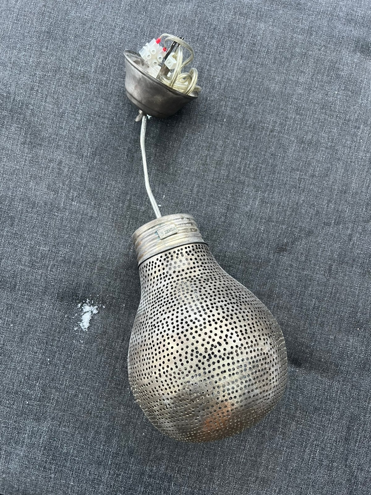 Hanglamp Zenza zilver, Ophalen, Zo goed als nieuw