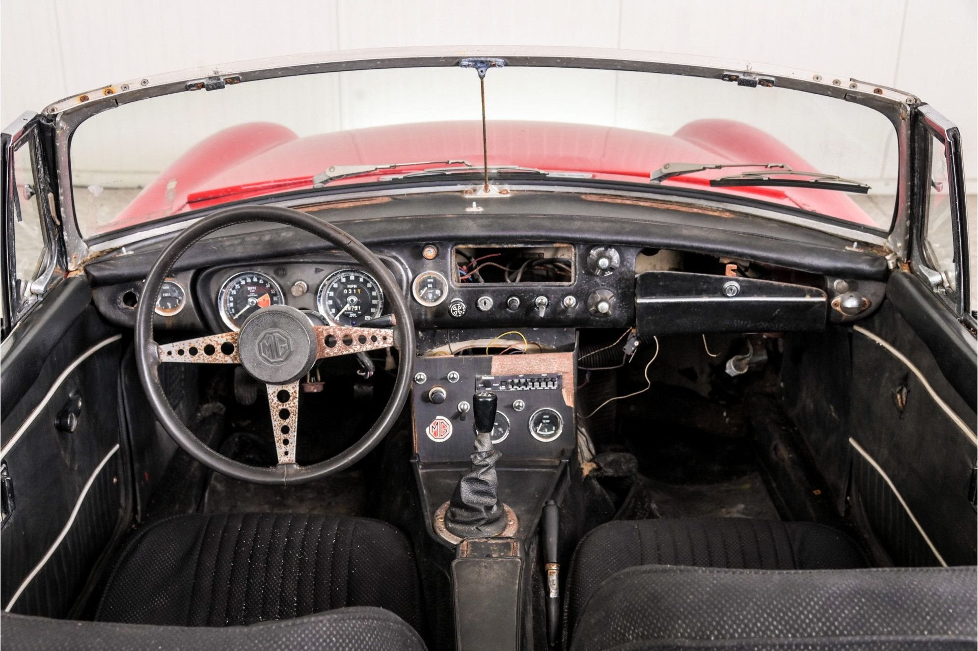 MG B 1.8 Roadster Overdrive (bj 1971), Auto's, B, Gebruikt, 4 cilinders, Cabriolet