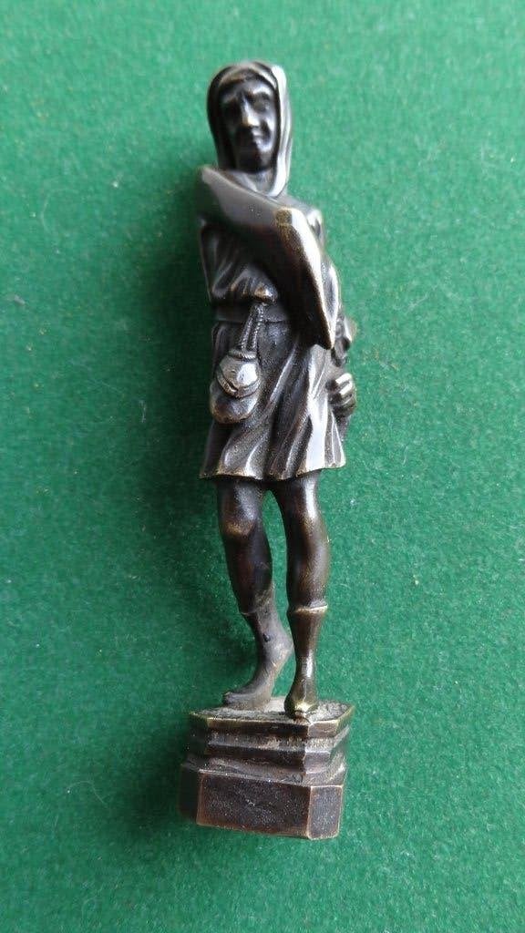 Antiek Lakzegel stempel - Cachet Brons 19e eeuw, Antiek en Kunst, Ophalen of Verzenden