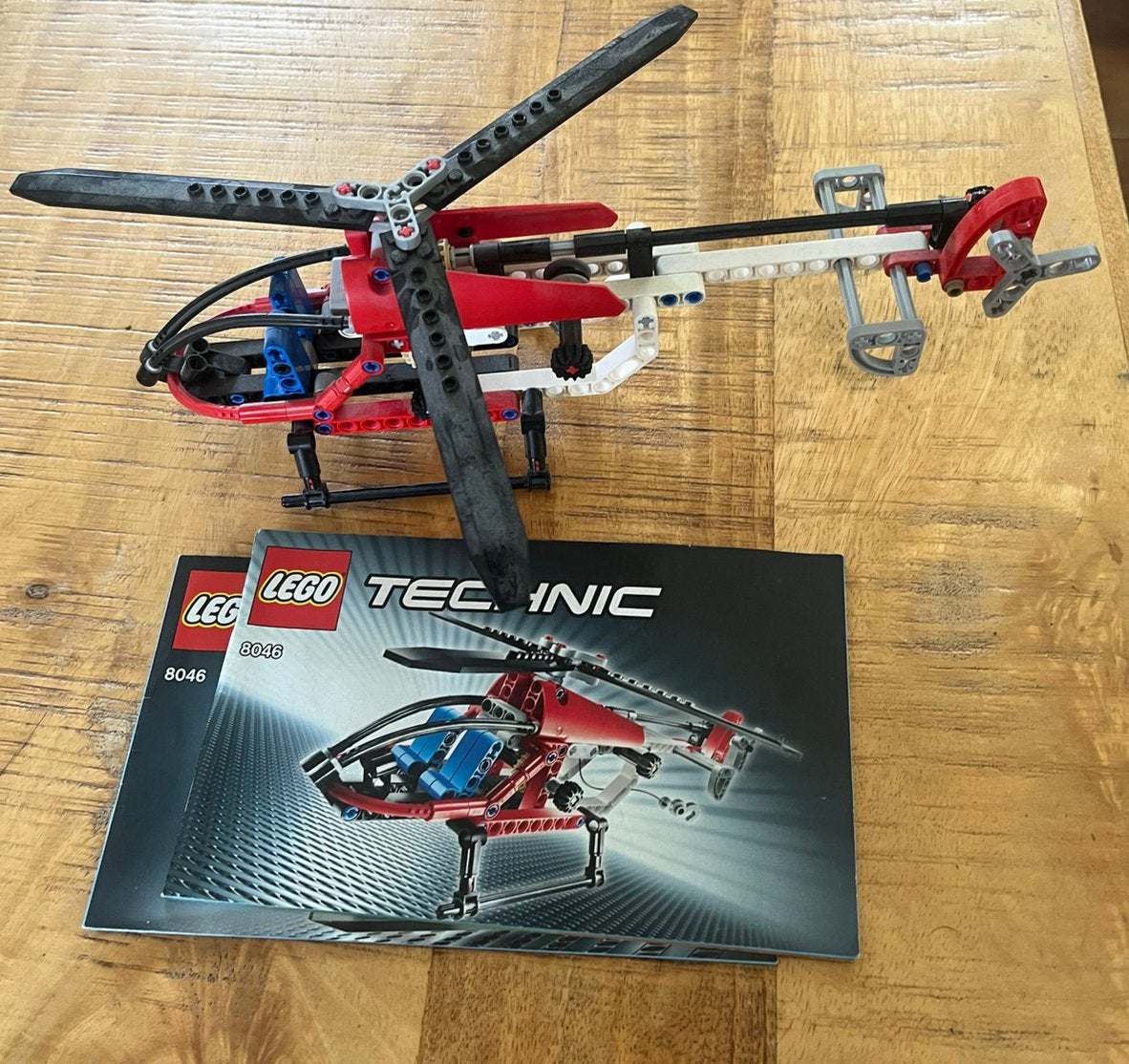 Lego Technic Helicopter 8046, Ophalen of Verzenden, Zo goed als nieuw