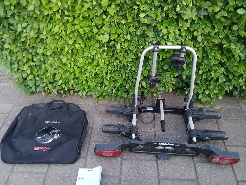Uebler X21 fietsendrager voor 2 fietsen., Ophalen, Elektrische fiets, Zo goed als nieuw, 2 fietsen