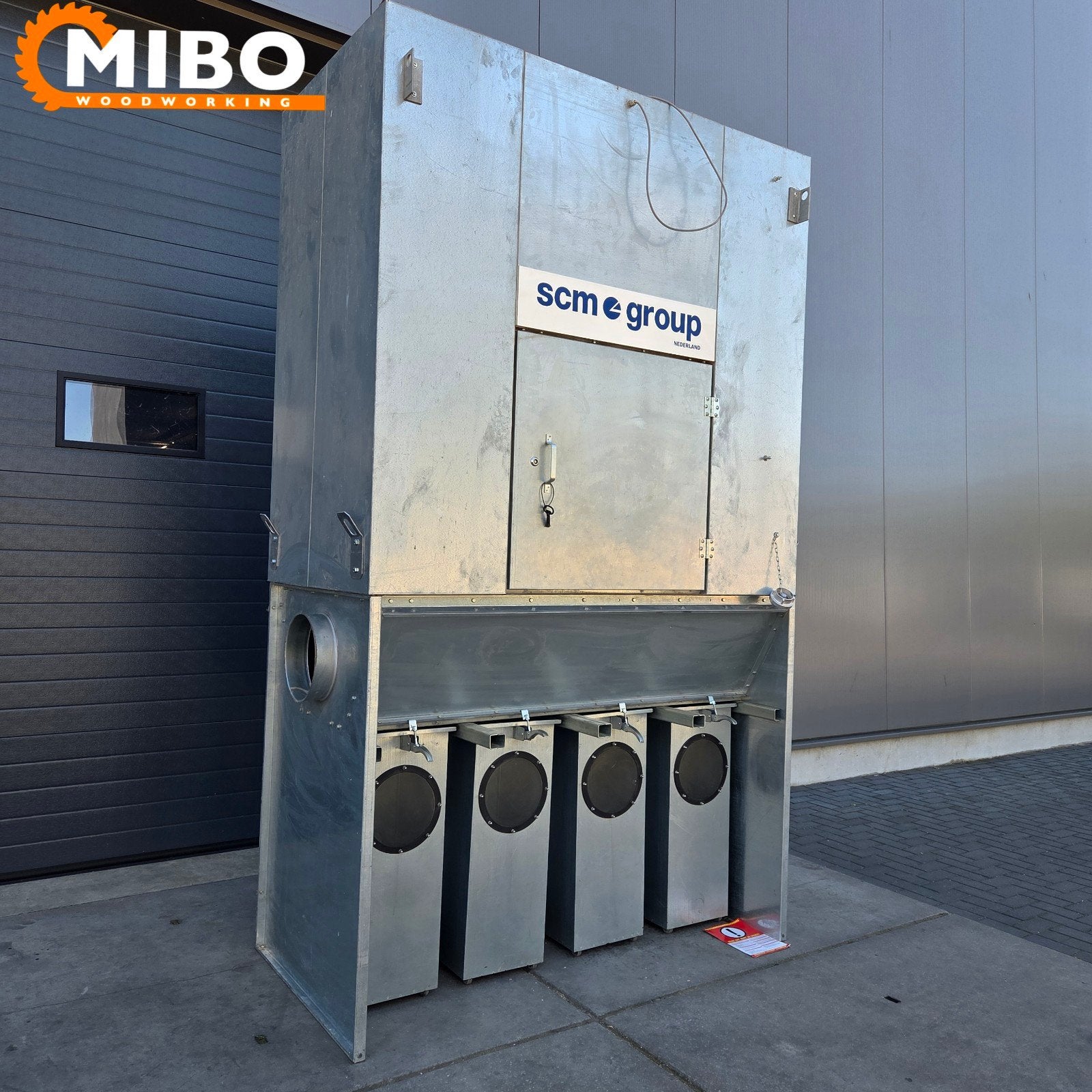 SCM Afzuiging 300mm *** onderdruk afzuiger compleet