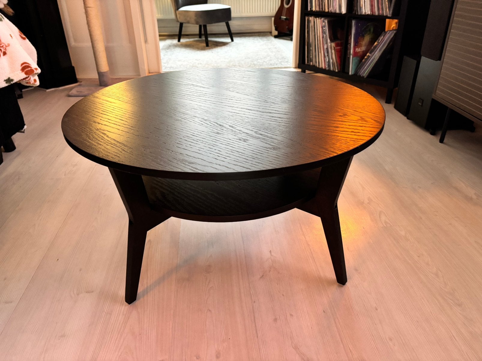 Ronde tafel, Huis en Inrichting, 100 tot 150 cm, Rond, Zo goed als nieuw, 50 tot 100 cm