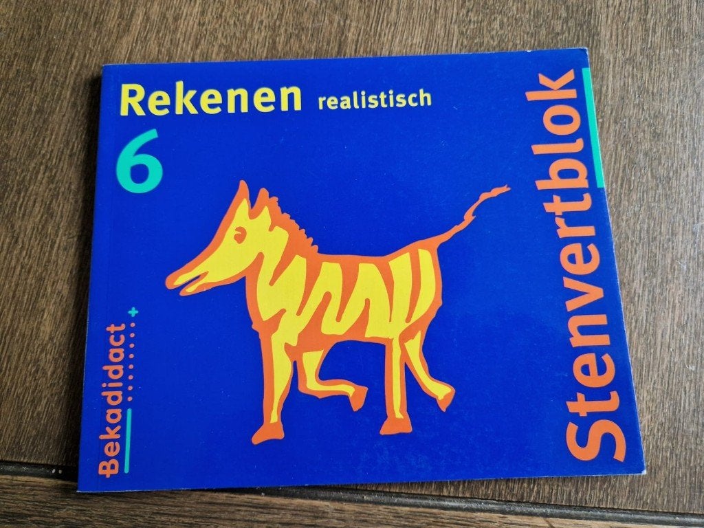 Stenvertblok Rekenen realistisch 6 – Groep 8 – Ongebruikt, Boeken, Ophalen of Verzenden, Zo goed als nieuw, Overige niveaus, Wiskunde A