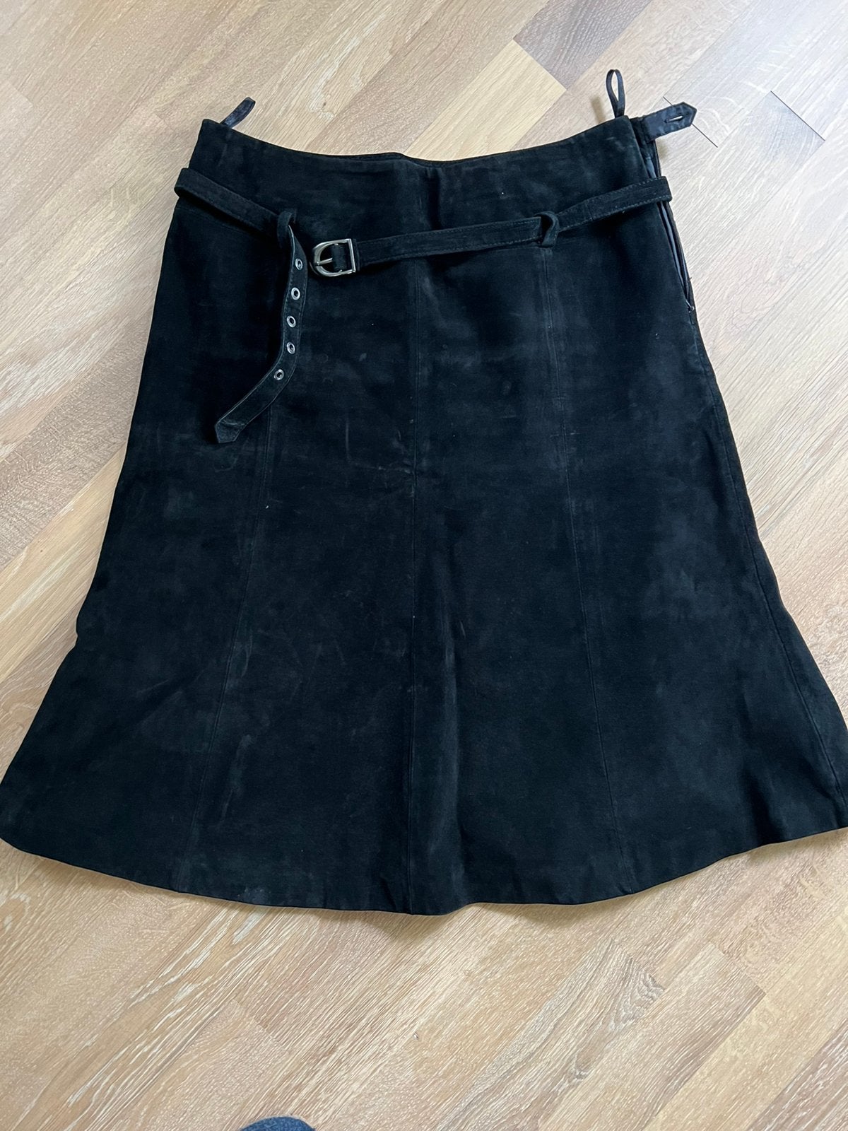 Echt leren rok van Arma, Kleding | Dames, Maat 38/40 (M), Zwart, Ophalen of Verzenden, Knielengte