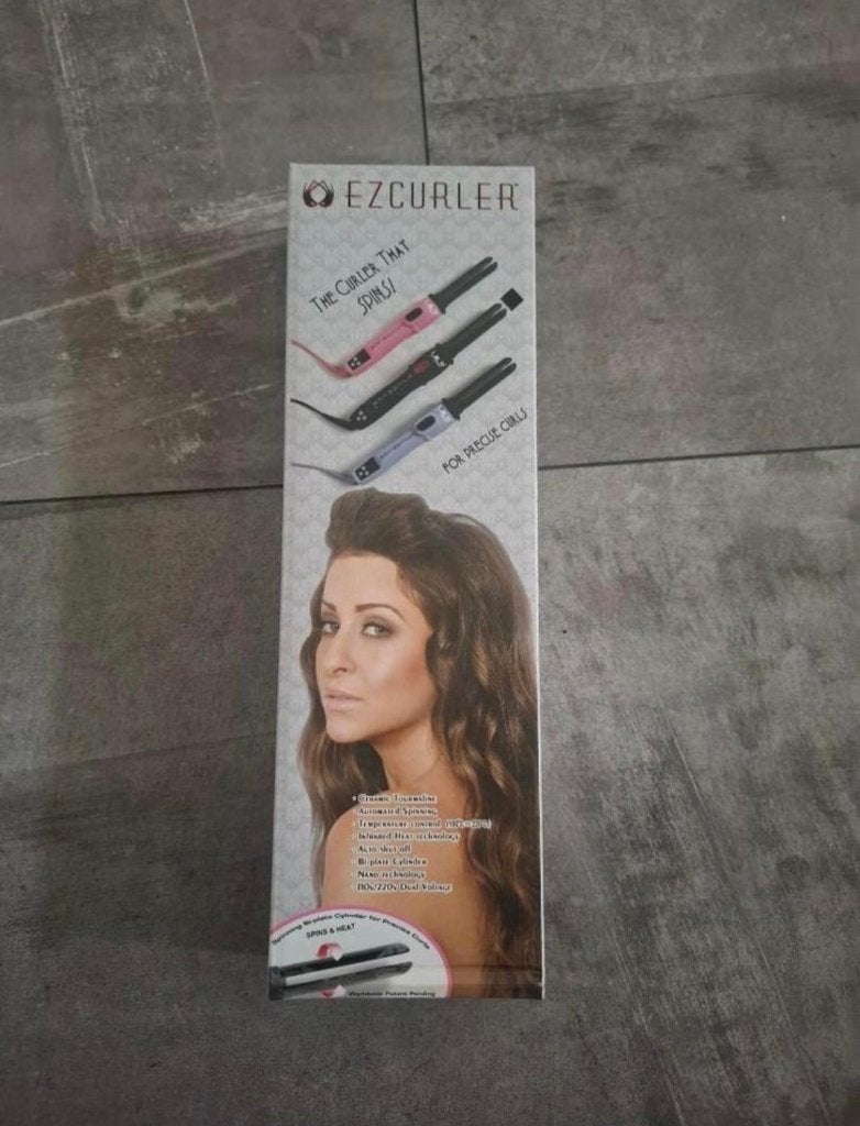 Doos ISO Beauty EZ-Curler zwart 19mm in seal (advr 445), Ophalen of Verzenden, Nieuw, Krultang of Stijltang