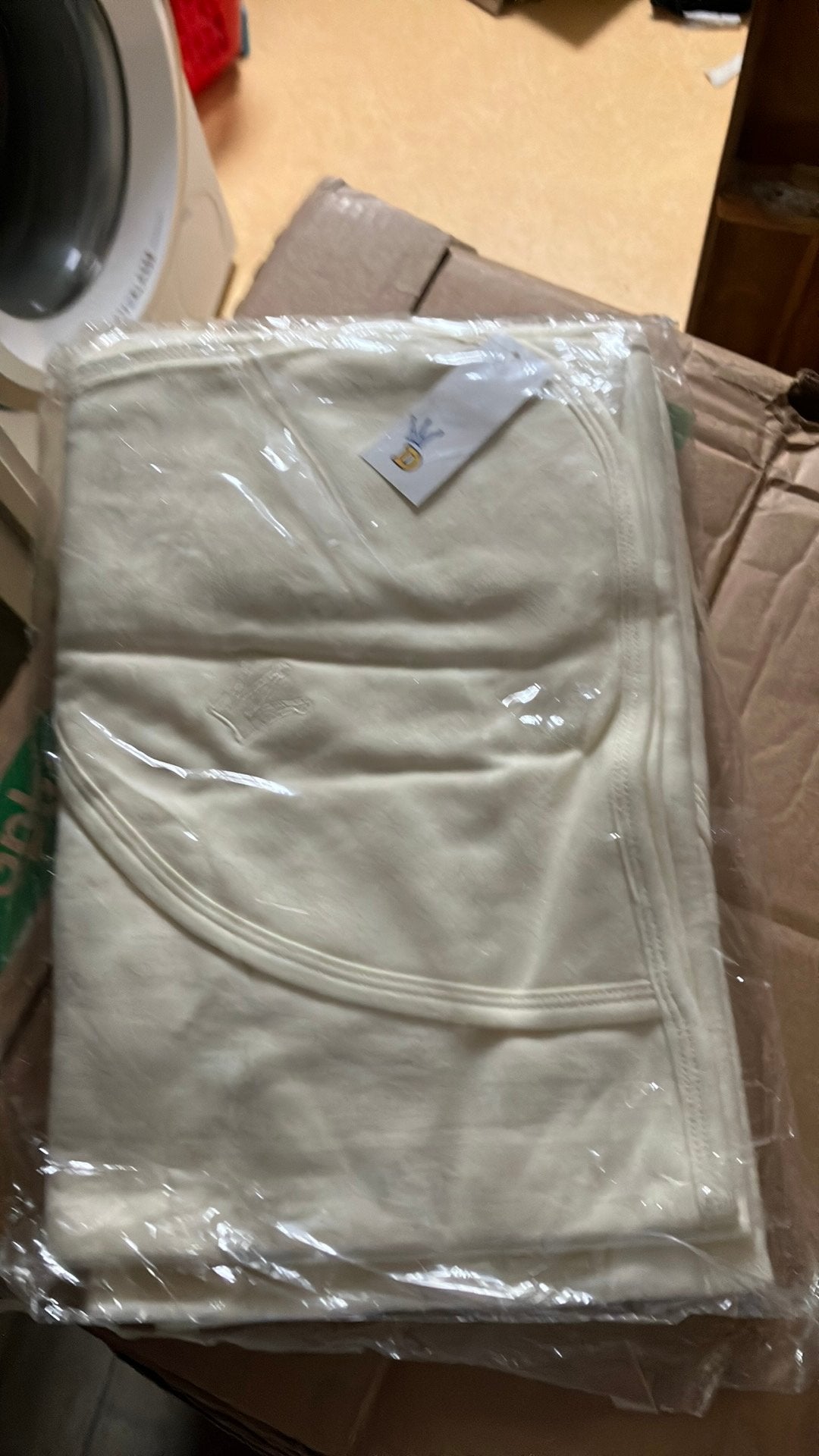 2 stuks nieuwe ecru badcapes, Ophalen of Verzenden, Nieuw, Overige typen, Overige merken