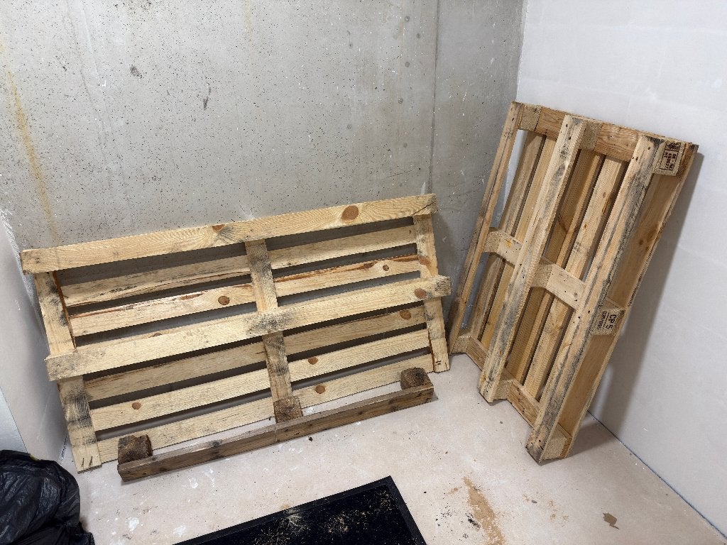 Gratis pallet, Ophalen, 25 tot 50 mm, Nieuw, Minder dan 200 cm