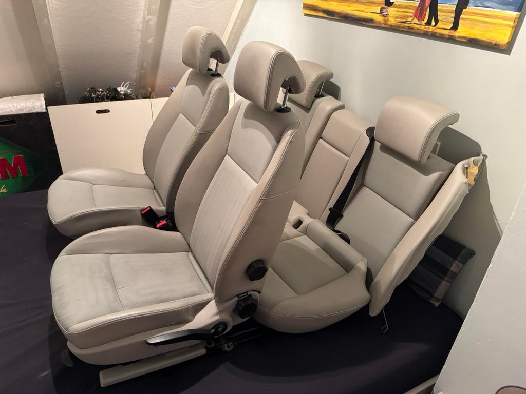Saab 9-3 2008 Sedan volledig interieur beige half leder igst, Ophalen, Gebruikt, Saab